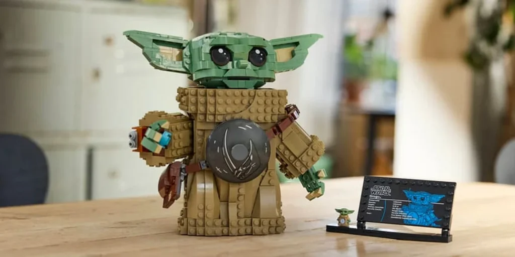 Set LEGO 75446 Grogu Aprendiz de Mandaloriano con armadura de Beskar y bolsa de galletas