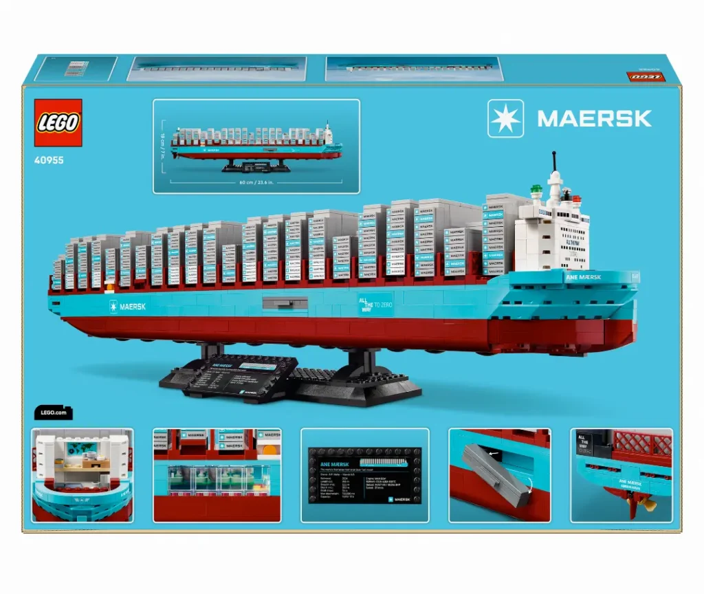 LEGO Maersk Dual-Fuel Container Vessel 40955 specs