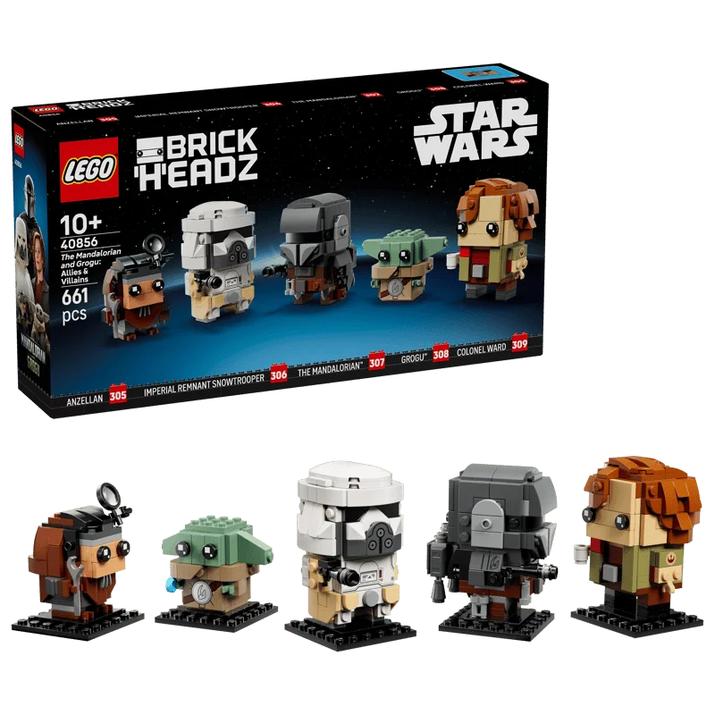 Lego 40856 Brickheadz Mandalorian & Grogu
