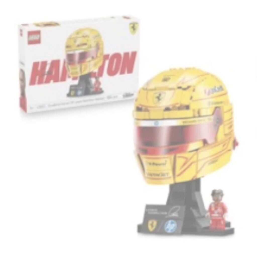 LEGO F1 2026: Filtrados los nuevos cascos de Hamilton y Leclerc para la línea LEGO Editions 3 Lego Casco F1 Hamilton