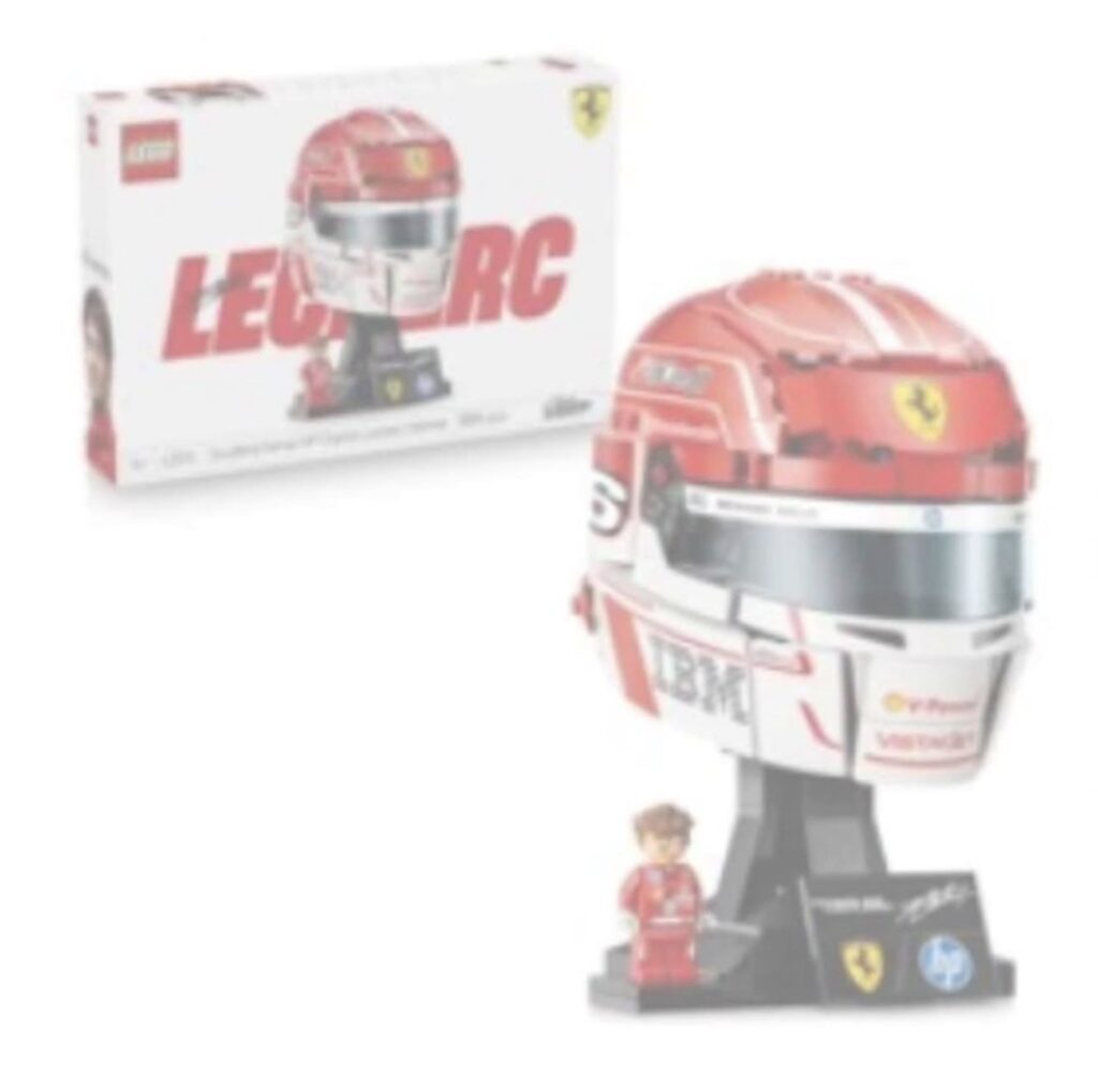 LEGO F1 2026: Filtrados los nuevos cascos de Hamilton y Leclerc para la línea LEGO Editions 2 Lego Casco F1 Leclerc