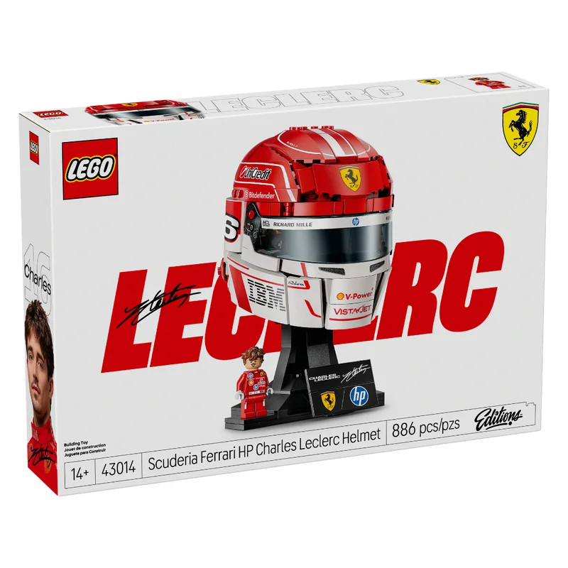 Lego 43014 Scuderia Ferrari HP Casco Charles Leclerc