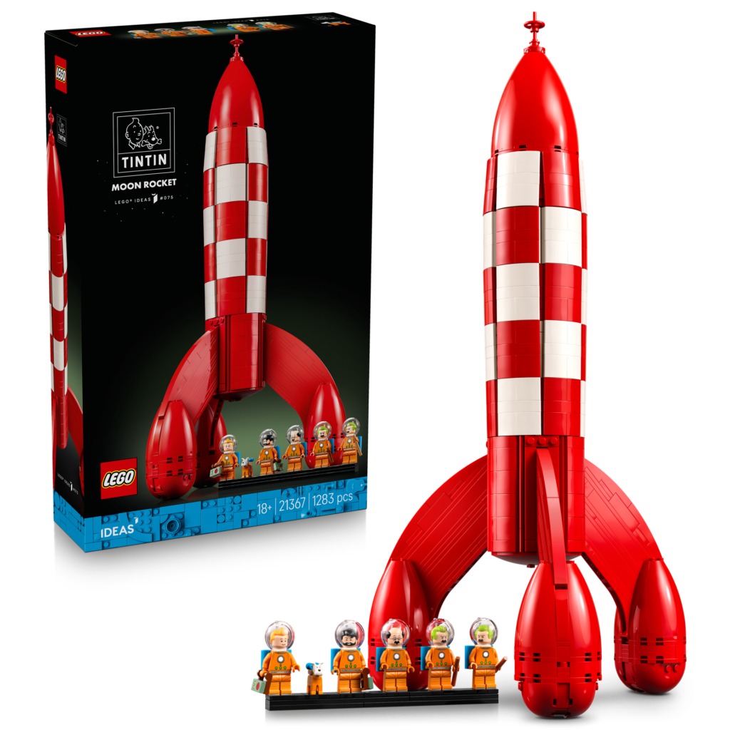 Tintín llega a LEGO Ideas con su cohete lunar — y es exactamente tan bueno como esperabas 8 LEGO Ideas 21367 Tintin cohete lunar