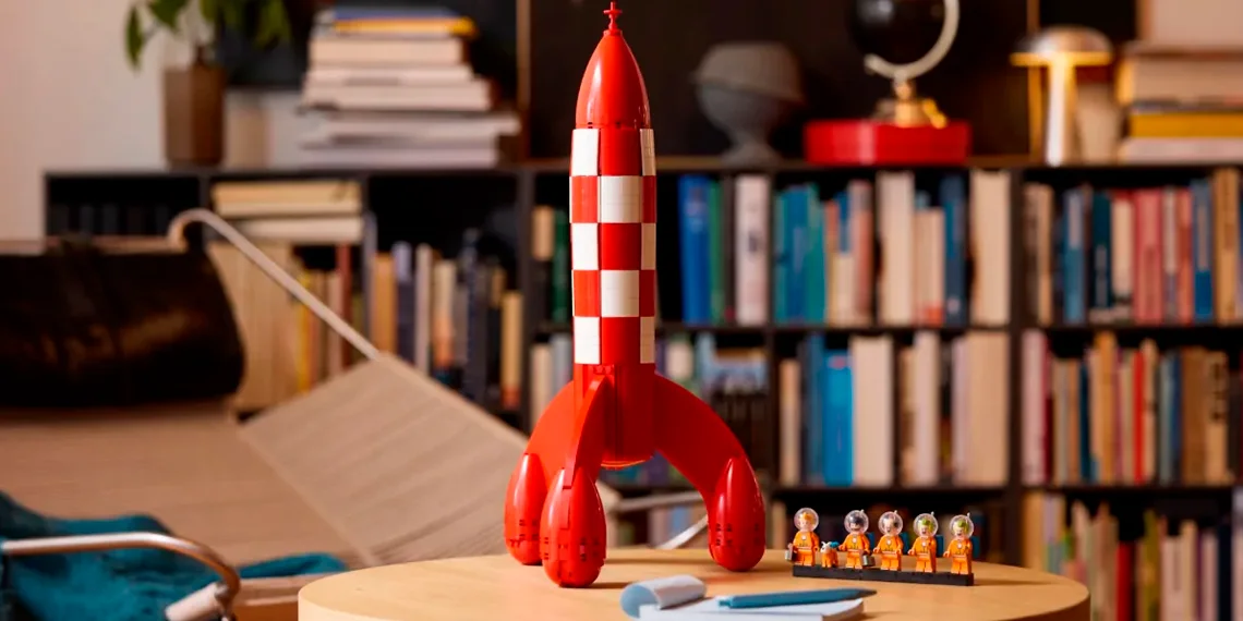 Tintín llega a LEGO Ideas con su cohete lunar — y es exactamente tan bueno como esperabas 1 LEGO Ideas 21367 Tintin cohete lunar