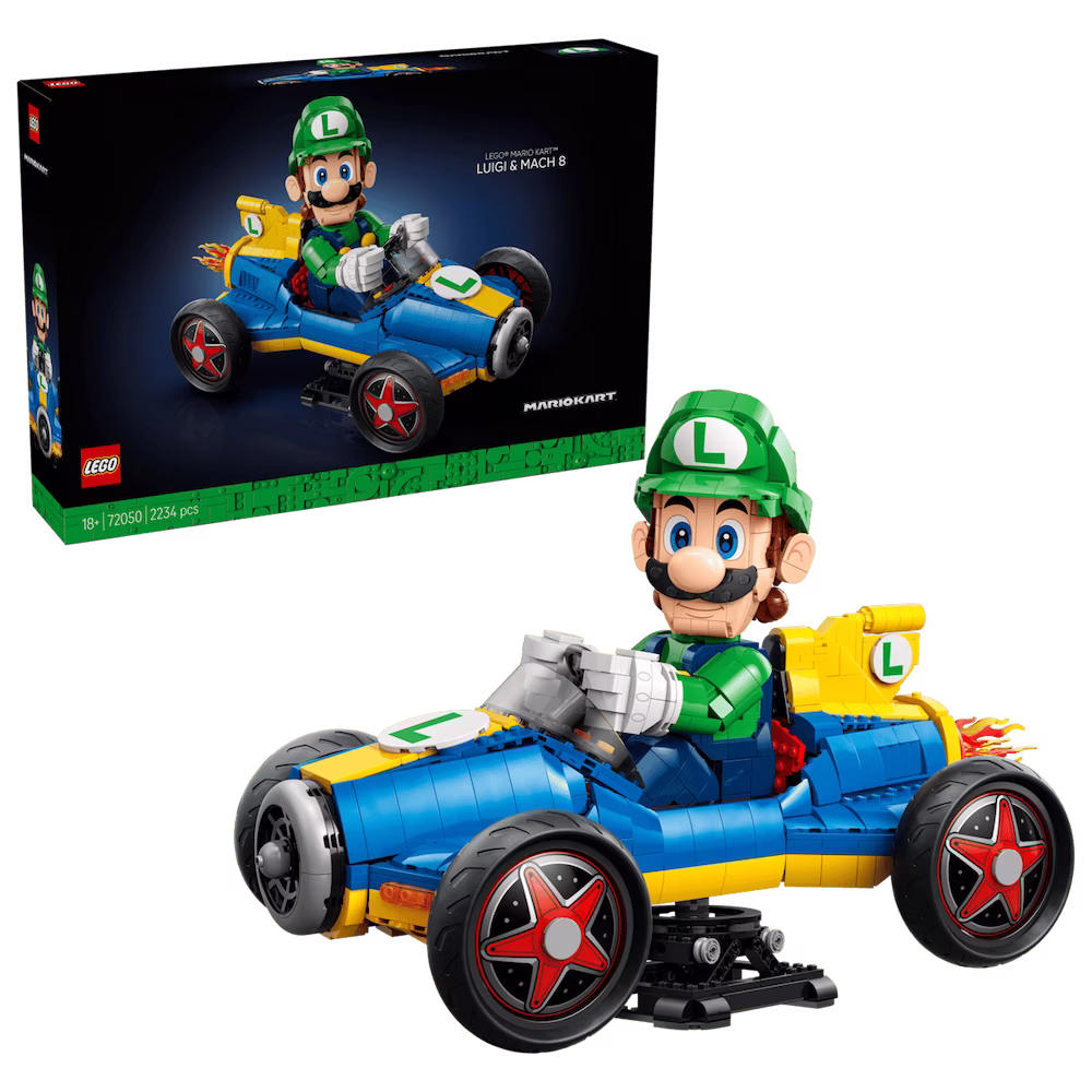 Lego 72050 Mario Kart Luigi Mach8