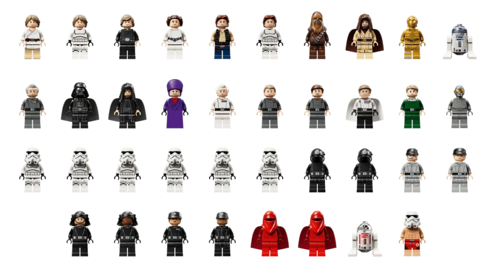 75419 Lego Star Wars Estrella de la Muerte Minifiguras