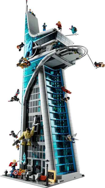 Los sets de LEGO con más piezas de la historia 21 76269 Lego Marvel Torre de los Vengadores