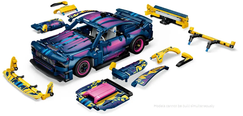 LEGO 42236 Taller de Tuning Ford Mustang GT model 1