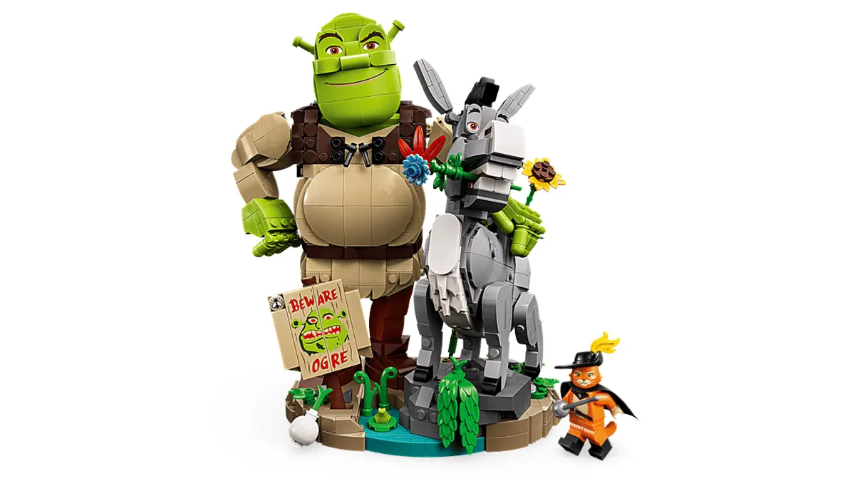 Novedades LEGO junio 2026: todos los sets que llegan este mes 43 LEGO 72423 Shrek Asno y el Gato con Botas