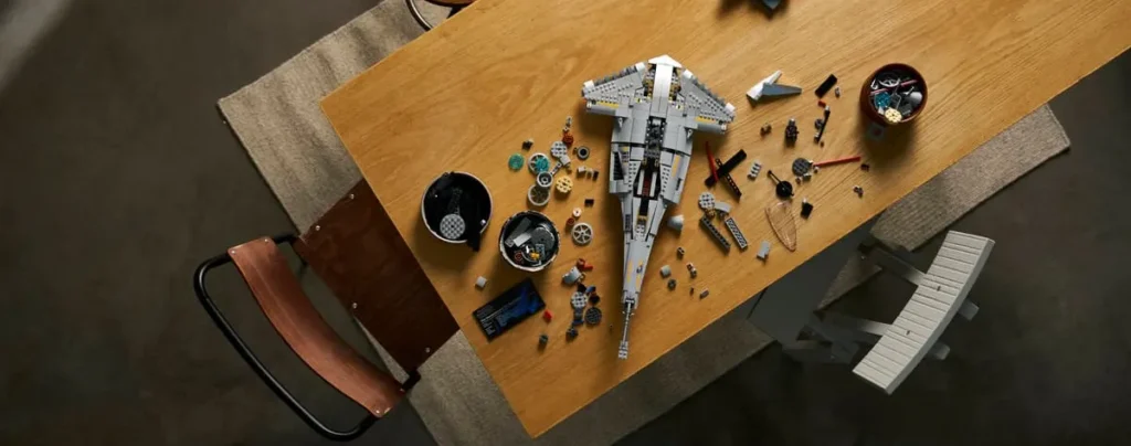 LEGO 75442 UCS Caza Estelar N-1 del Mandaloriano piezas