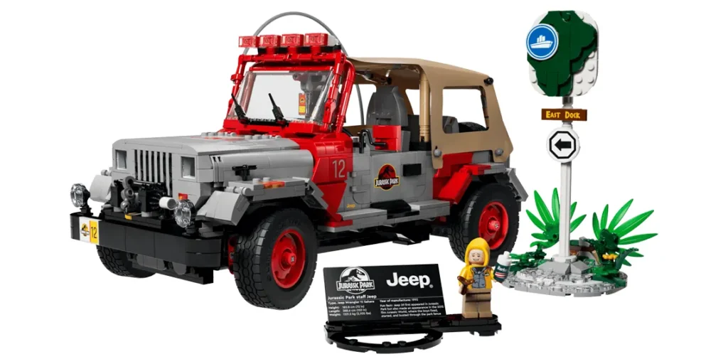 LEGO 77984 Jurassic Park Jeep Wrangler