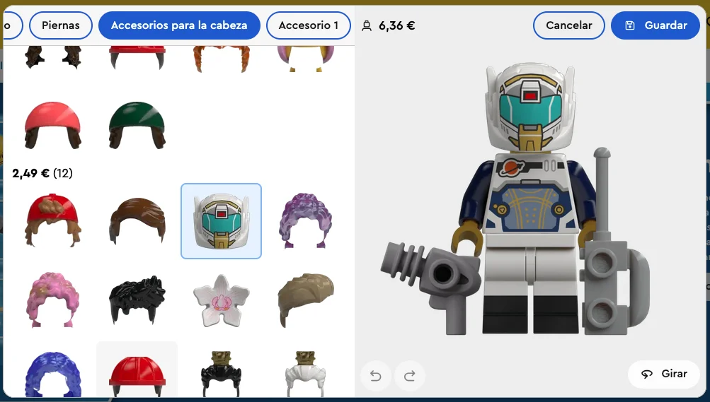 LEGO Crea tu Minifigura disponible en España y Europa Pick a Brick