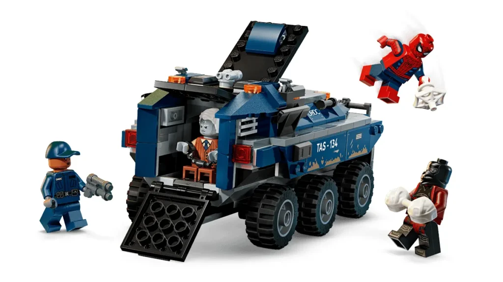 lego spiderman 76349 furgon penitenciario