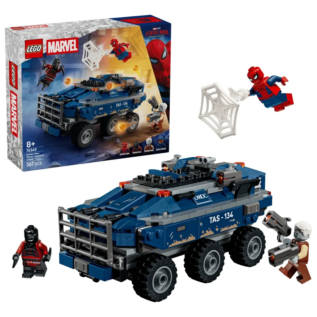 lego spiderman 76349 furgon penitenciario