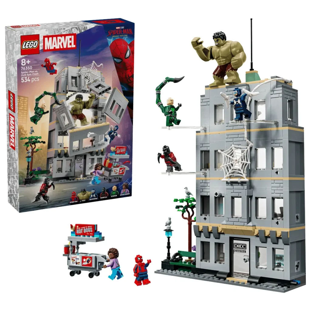 lego spiderman 76350 spiderman vs hulk
