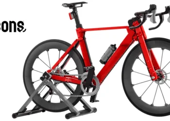 LEGO Icons 11380 Road Bike, bicicleta de carretera a escala con soporte de exposición