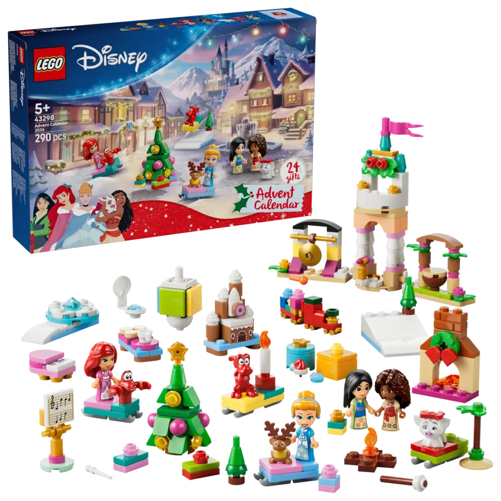 Calendarios de Adviento LEGO 2026: los 5 nuevos sets confirmados 8 43298 LEGO Disney Princess Calendario de Adviento 2026