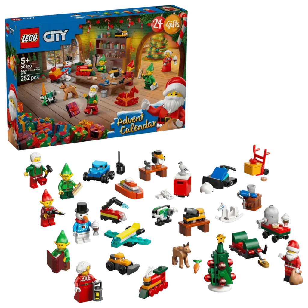 Calendarios de Adviento LEGO 2026: los 5 nuevos sets confirmados 6 60510 LEGO City Calendario de Adviento 2026