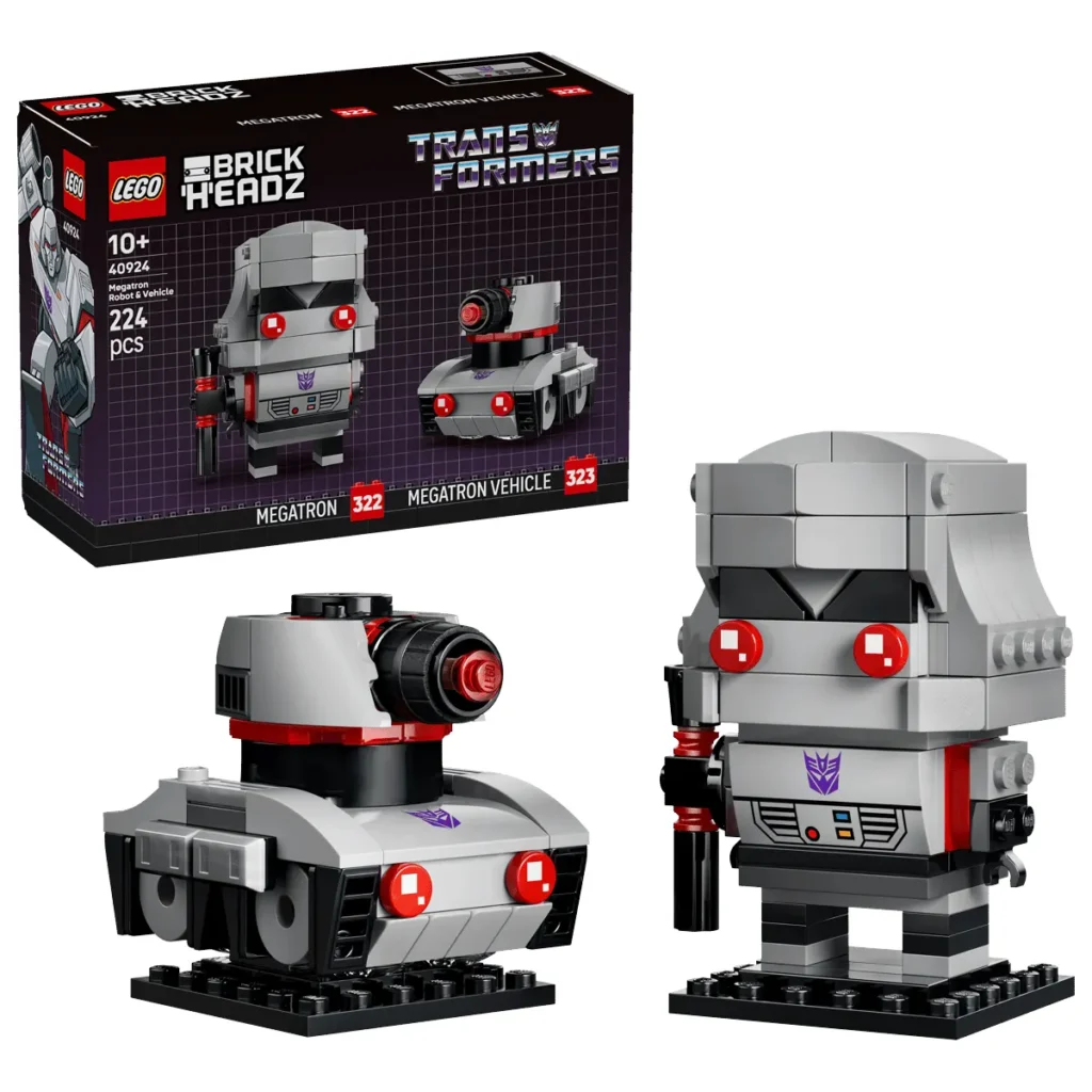 LEGO 40924 Brickheadz Megatron Robot y Vehículo