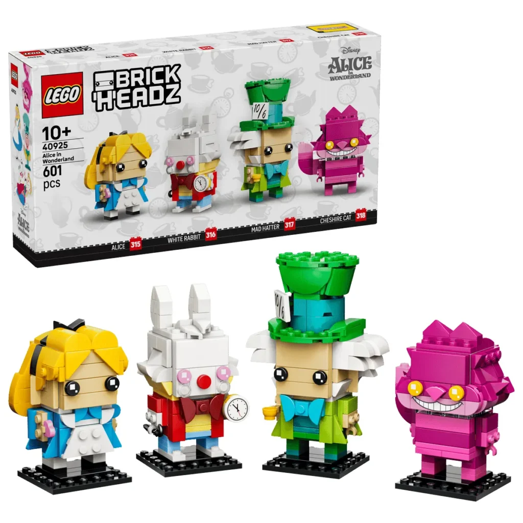LEGO 40925 Brickheadz Alicia en el País de las Maravillas