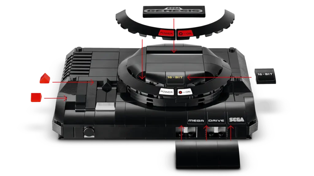 LEGO 40926 SEGA Mega Drive: La consola que marcó una generación ya tiene su réplica de LEGO 6 LEGO 40926 SEGA Mega Drive - SEGA Genesis