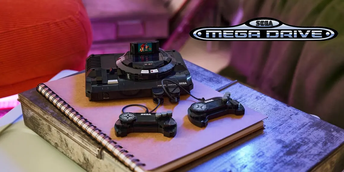 LEGO 40926 SEGA Mega Drive: La consola que marcó una generación ya tiene su réplica de LEGO 1 Set LEGO 40926 Consola SEGA Mega Drive con dos mandos y cartucho de Sonic the Hedgehog