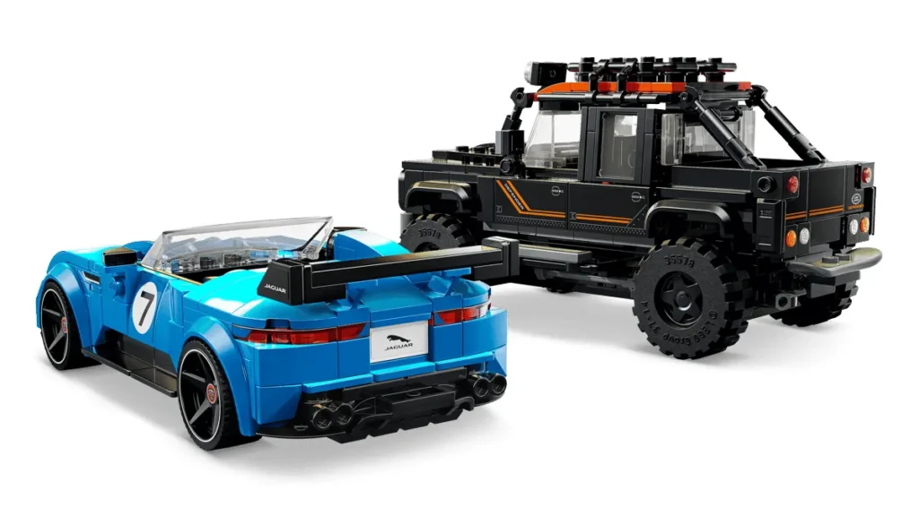 LEGO 77264 Speed Champions Jaguar F-Type Project 7 y Land Rover Defender Classic