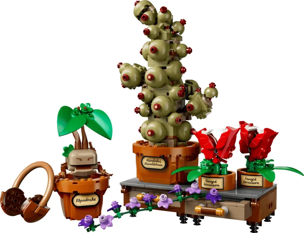 LEGO Harry Potter 76474 Plantas de Herbología de Hogwarts
