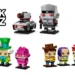 LEGO BrickHeadz: sets 40925 Alicia en el País de las Maravillas, 40860 Toy Story y 40924 Megatron
