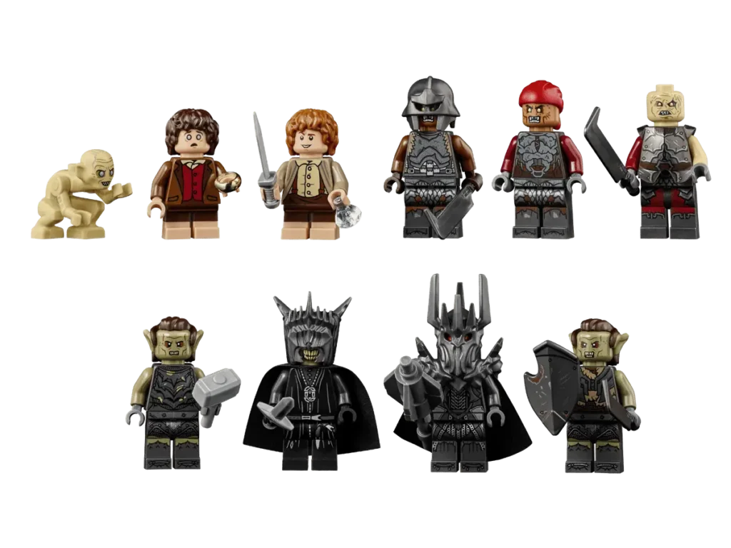 LEGO 10333 El Señor de los Anillos - Barad-dur minifiguras