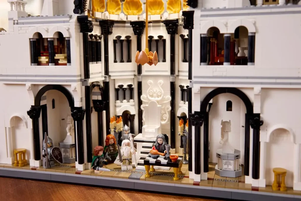 lego 11377 minas tirith icons señor de los anillos