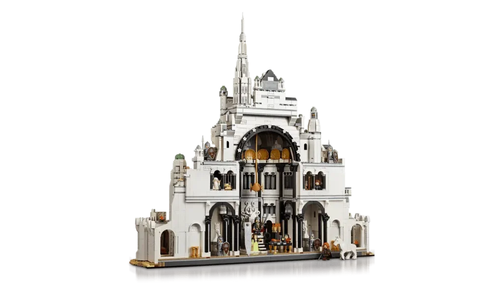 LEGO ICONS MINAS TIRITH (11377): la imponente Ciudad Blanca por fin llega a LEGO 4 lego 11377 minas tirith icons senor de los anillos trasera
