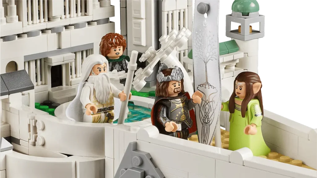 lego 11377 minas tirith icons señor de los anillos