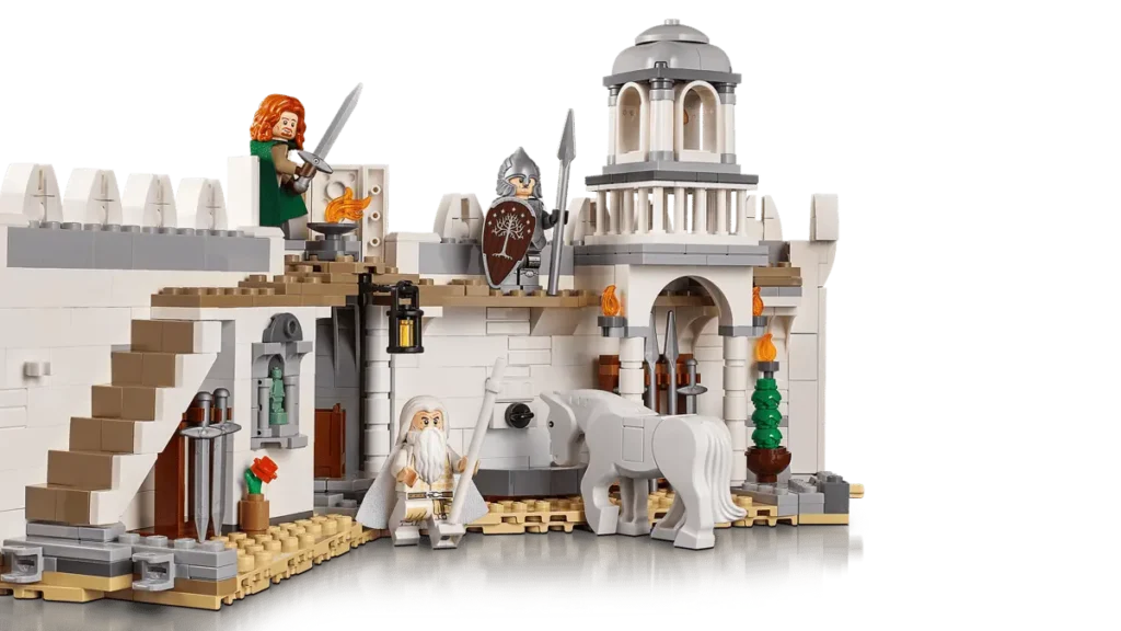 lego 11377 minas tirith icons señor de los anillos