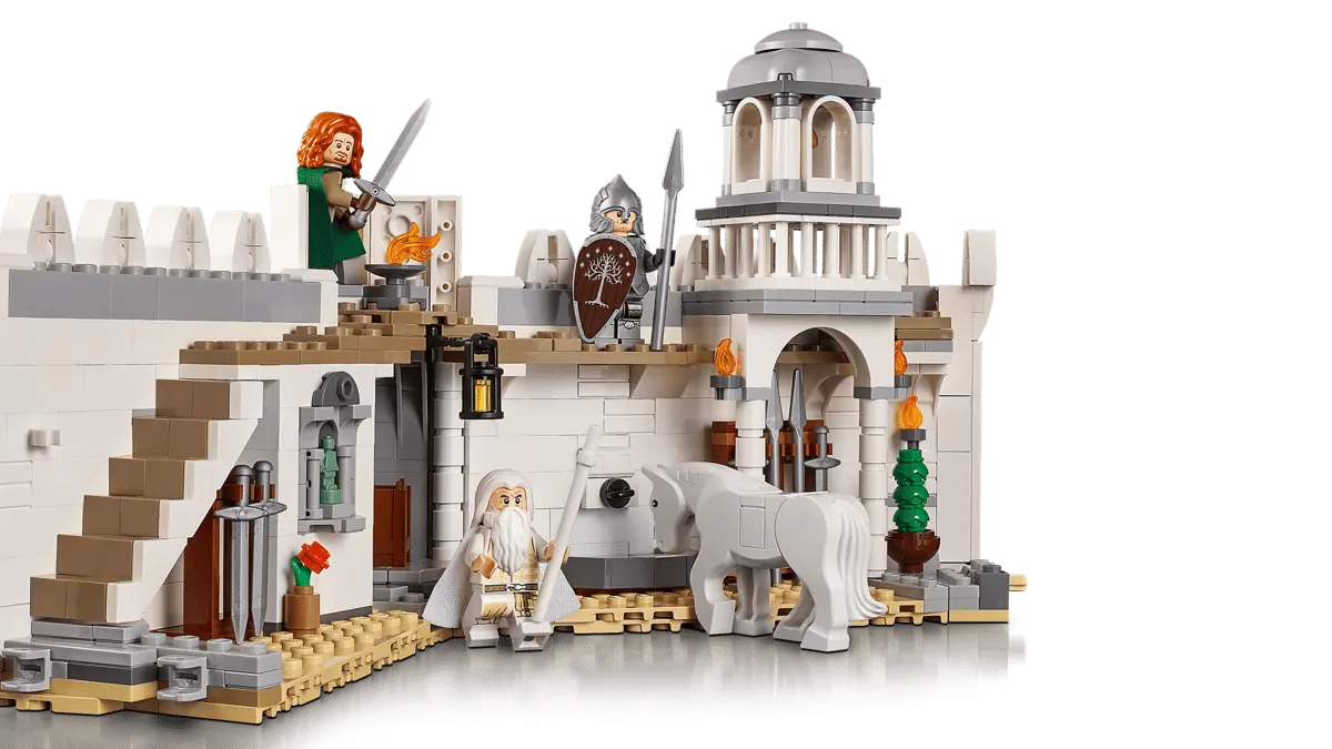 LEGO ICONS MINAS TIRITH (11377): la imponente Ciudad Blanca por fin llega a LEGO 9 lego 11377 minas tirith icons señor de los anillos