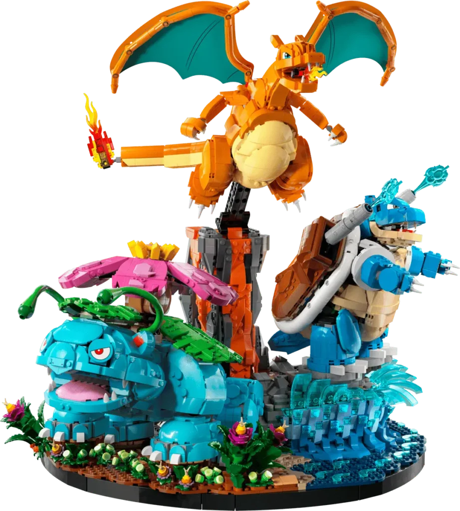 LEGO 72153 Pokémon Venusaur, Charizard y Blastoise