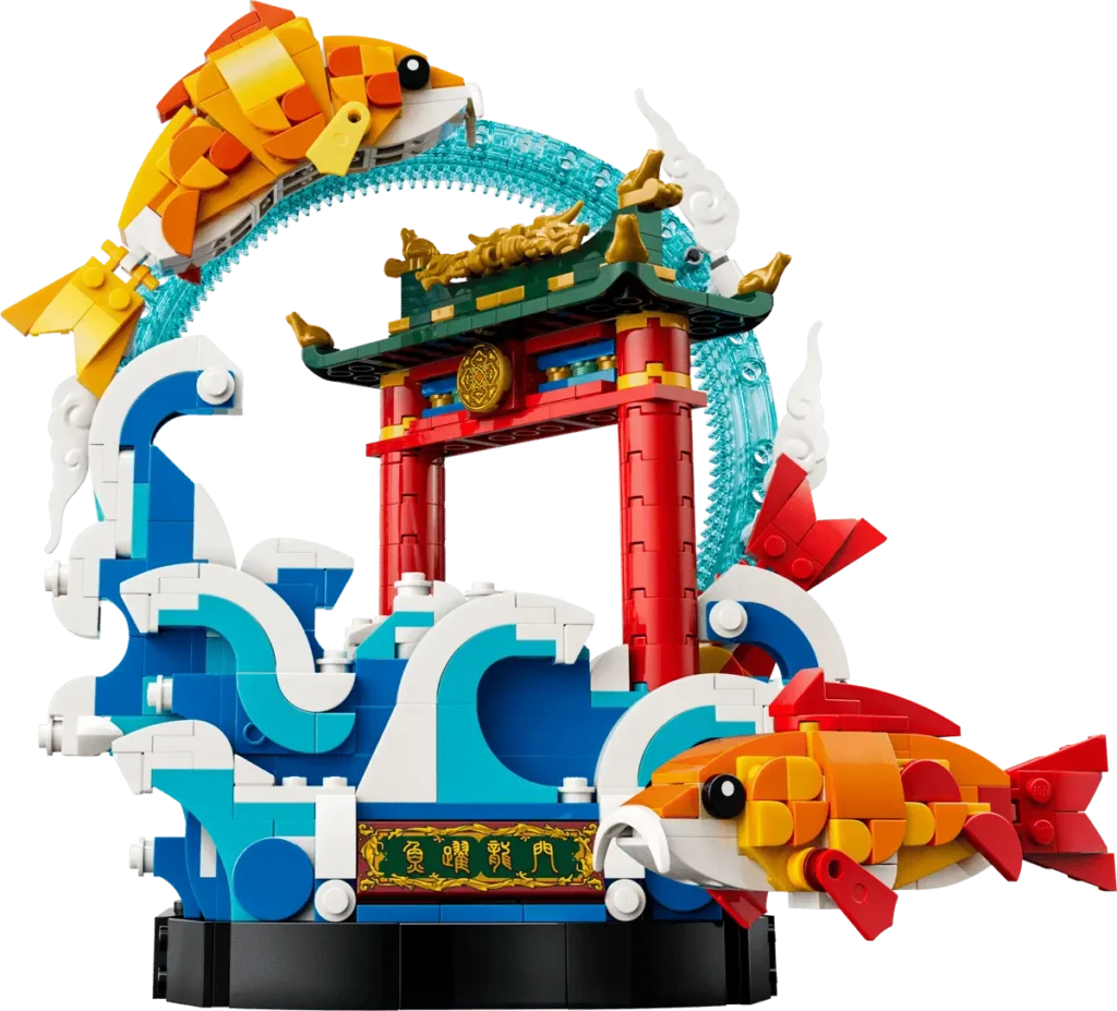 LEGO Chinese Festivals junio 2026: Antigua Posada y Salto de la Carpa 9 LEGO 80120 Salto de la Carpa
