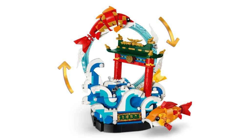 LEGO Chinese Festivals junio 2026: Antigua Posada y Salto de la Carpa 10 LEGO 80120 Salto de la Carpa 02