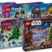 Calendarios de adviento LEGO 2026: Star Wars 75456, Marvel 76340, City 60510, Disney Princess 43298 y Friends 42698