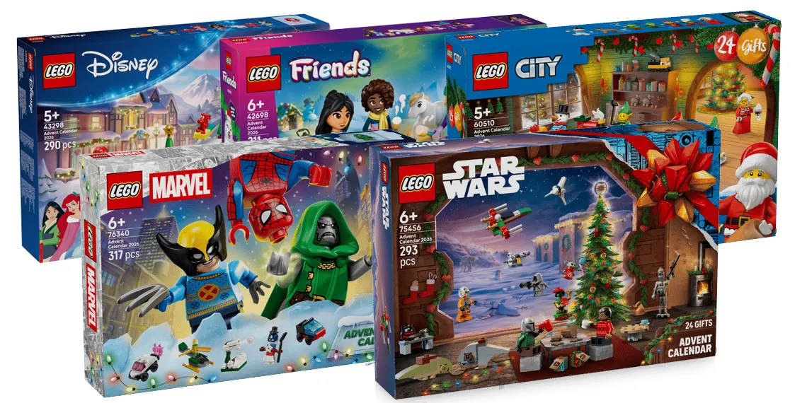 Calendarios de Adviento LEGO 2026: los 5 nuevos sets confirmados 1 Calendarios de adviento LEGO 2026: Star Wars 75456, Marvel 76340, City 60510, Disney Princess 43298 y Friends 42698