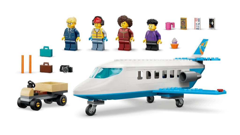 LEGO City 60492 Avión de Pasajeros minifiguras