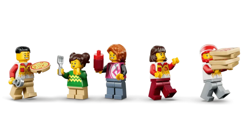 LEGO City 60496 Experiencia de Pizza a Domicilio con Vehículos minifiguras