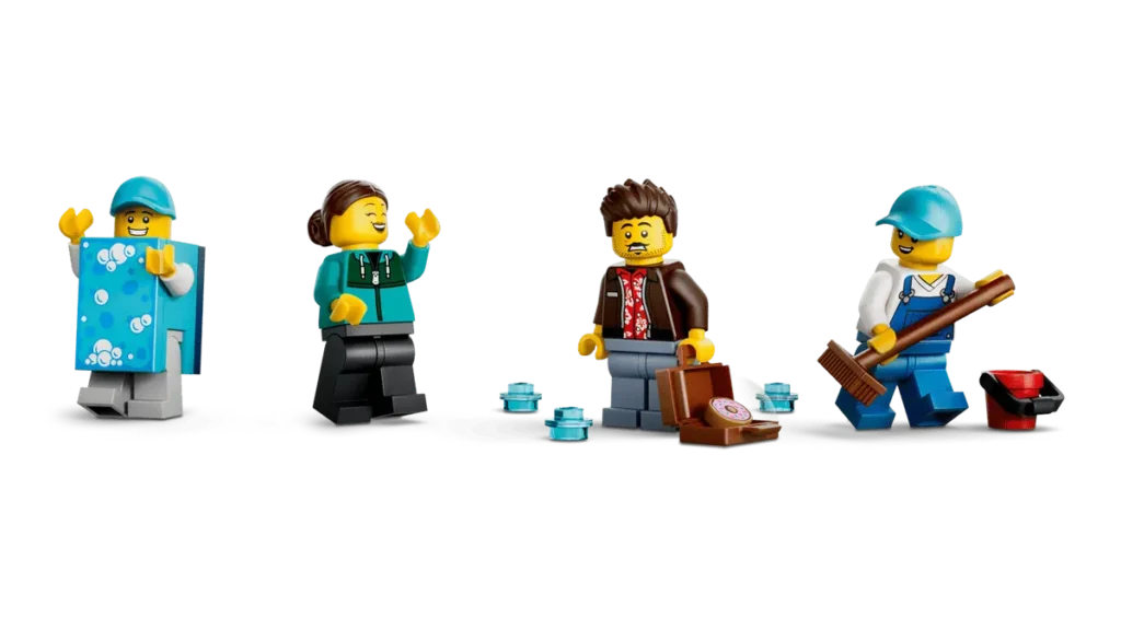 LEGO City 60497 Túnel de Autolavado minifiguras