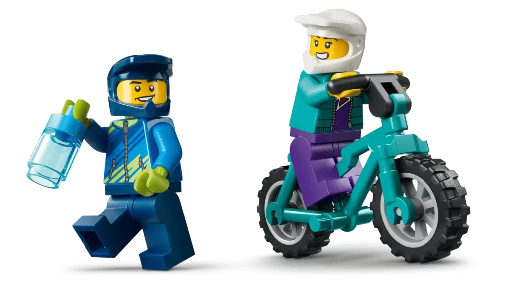 LEGO City 60512 Furgoneta de Aventura con Bicis de Montaña minifiguras