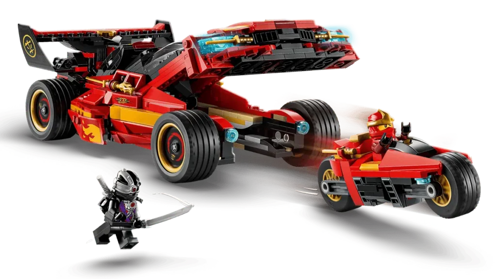 Novedades LEGO Ninjago junio 2026: 10 nuevos sets aterrizan en verano 14 LEGO Ninja 71867 Deportivo Ninja X-1: 15 Aniversario 02