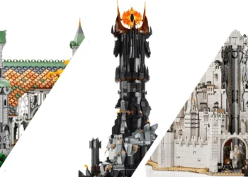 Comparativa sets LEGO El Señor de los Anillos Rivendell Barad-dur Minas Tirith