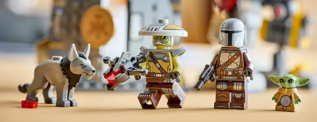 LEGO Star Wars 75451 Batalla contra el Droide Centinela en el Palacio Hutt minifiguras
