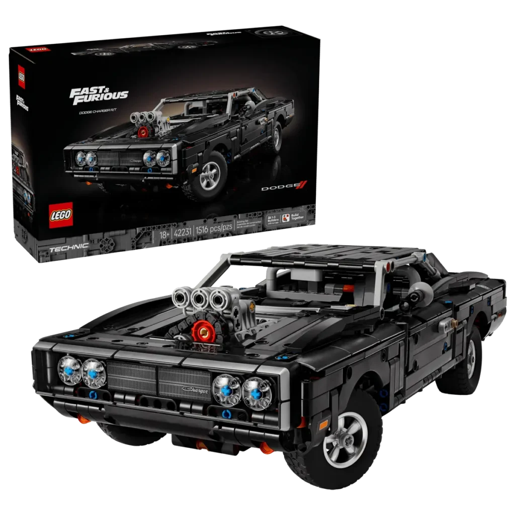 Novedades LEGO Technic junio 2026: Fast and Furious, Bugatti y la vuelta del Unimog 8 LEGO Technic 42231 Dodge Charger R/T de Fast and Furious 01
