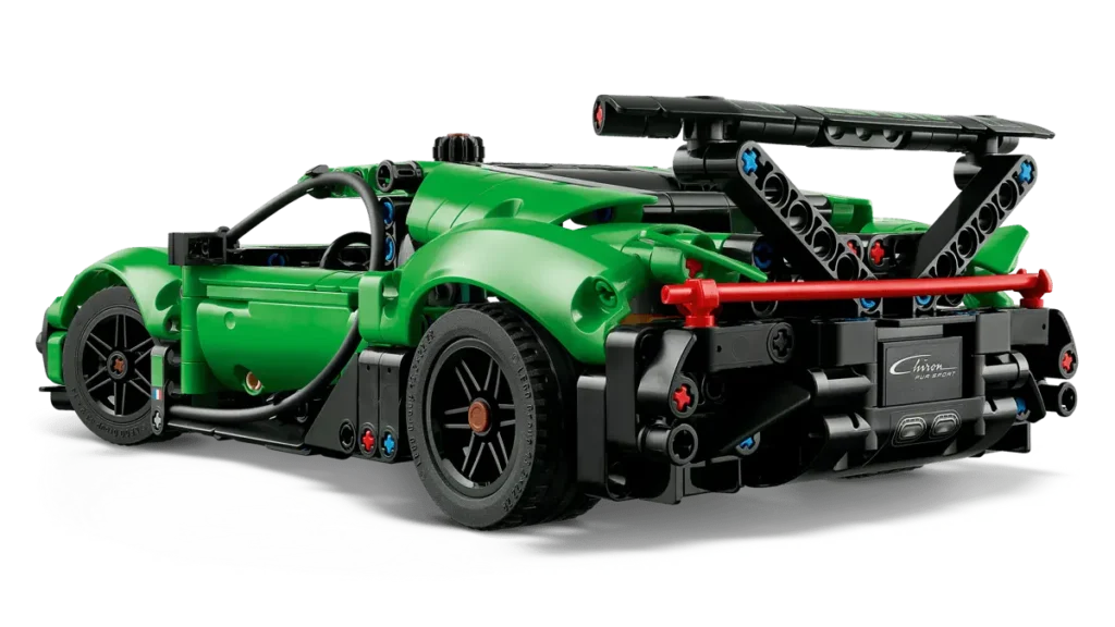 Novedades LEGO Technic junio 2026: Fast and Furious, Bugatti y la vuelta del Unimog 24 LEGO Technic 42241 Hipercoche Bugatti Chiron Pur Sport Verde 03