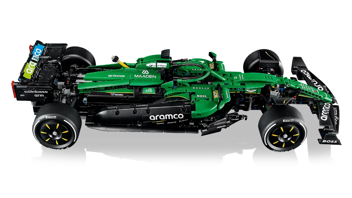 LEGO 42240 Aston Martin Aramco AMR25 F1 09